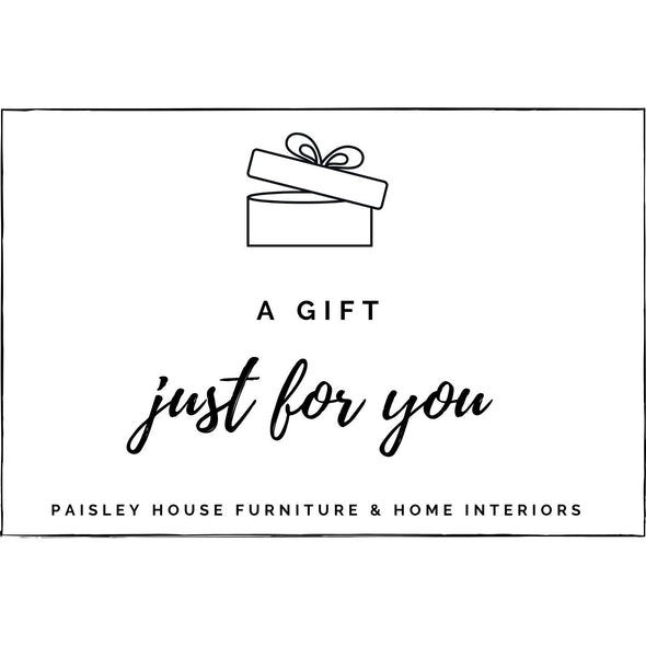 Paisley House Furniture & Home Interiors Gift Card
