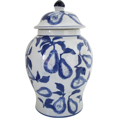 Porcelain Blue & White French Ginger Jar