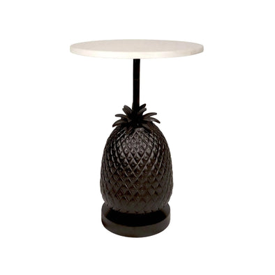 Pineapple Marble Accent Table