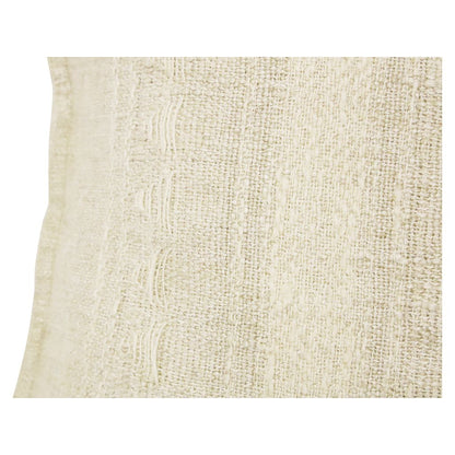 Cuba Linen Blend Lumbar Cushion Natural 40cmx60cm