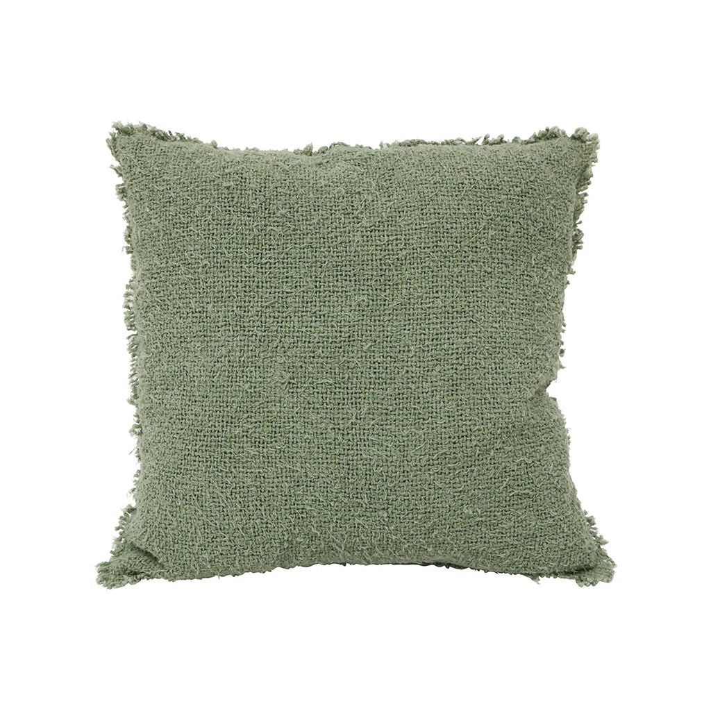 Cove Vintage Cotton Cushion Sage 50cm x 50cm