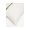 Artisan Linen Cushion W/Gold Band Detail 55cm x 55cm