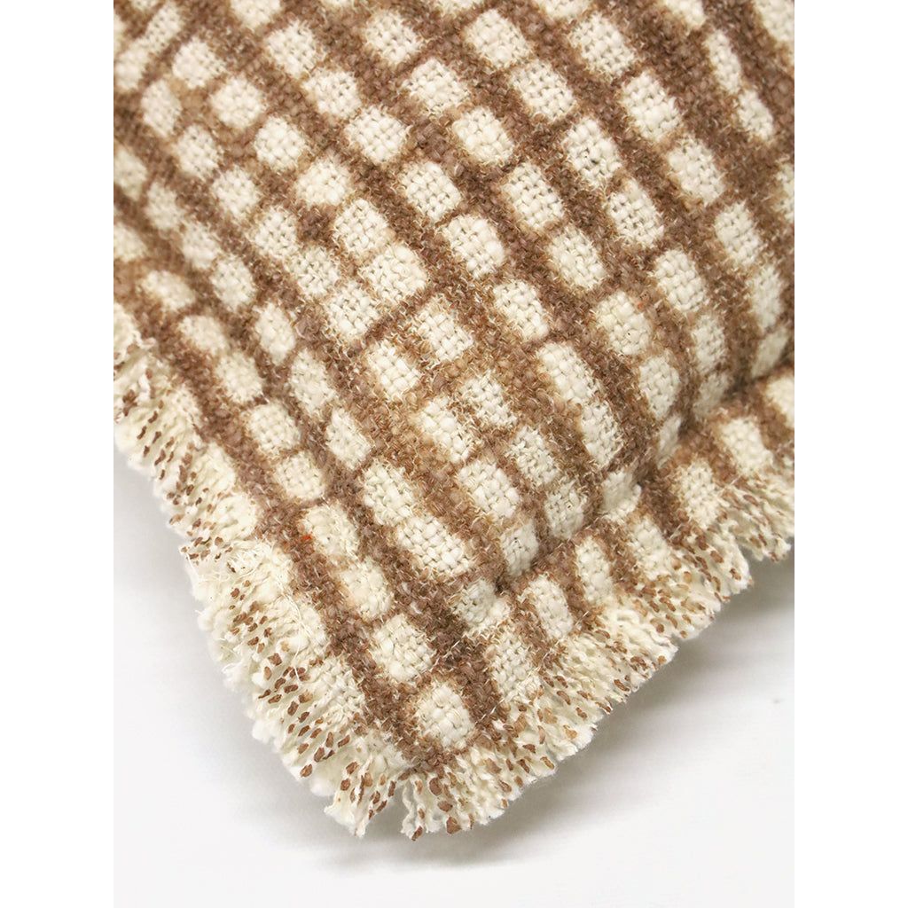 Bronte Slub Cotton Cushion - Rust 50cm x 50cm