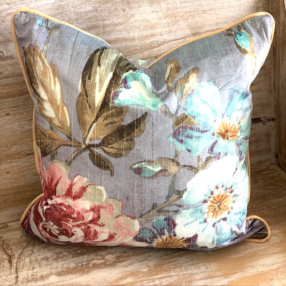 Velvet Soft Bouquet Cushion