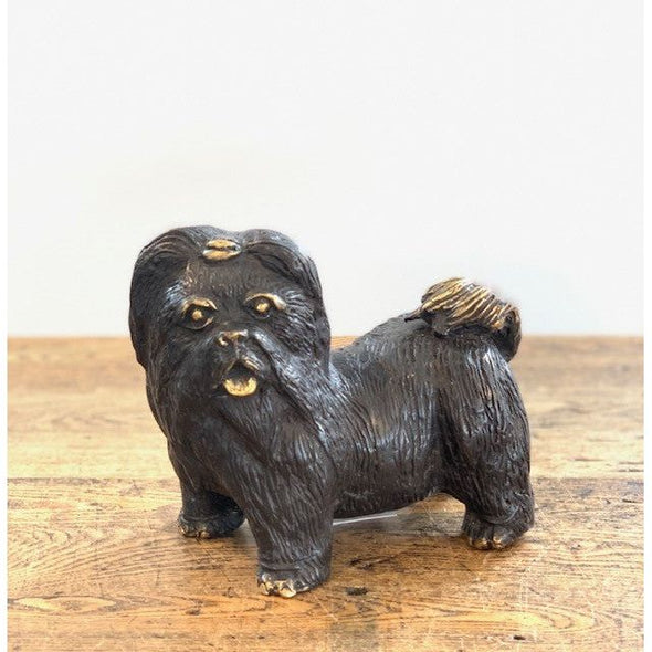 Bronze Sculpture Terrier Dog