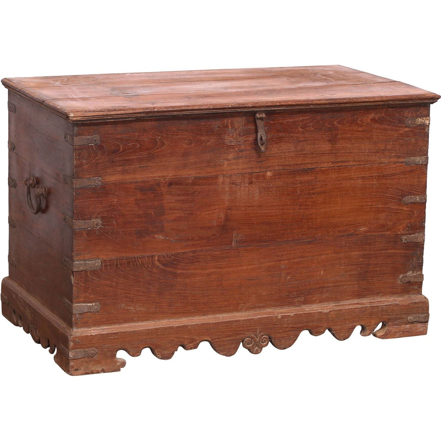 Halebid Vintage Chest w/Scroll Detail