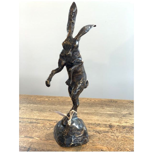 Bronze Sculpture - Fighting Hare