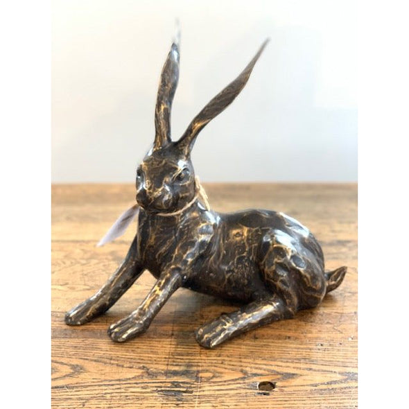 Bronze Sculpture - Resting Hare