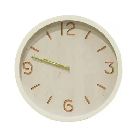 Farlie Wooden Glass Framed Clock