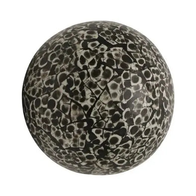 Maitai Bamboo Decorative Ball - Black/White 10cm