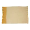 Nadia Ombre Throw - Natural/Soft Ochre