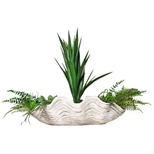 Outdoor/Indoor Shell Planter -Large
