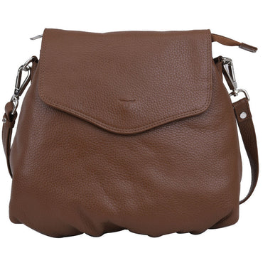 Stella Leather Sling Bag- Cocoa