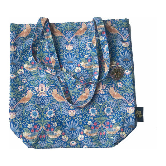 William Morris Design Tote Bag- Strawberry Thief