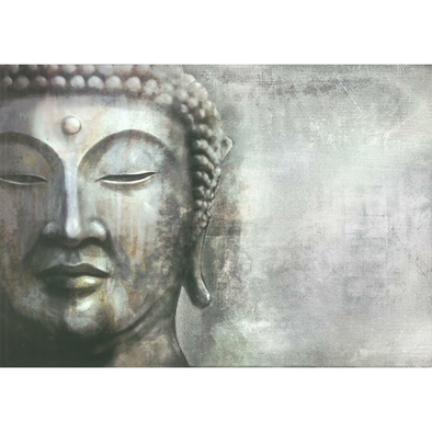 The Awakening Buddha Head Canvas