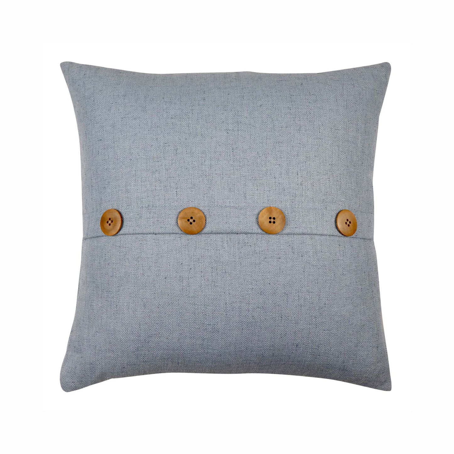 Bailey Button Light Blue Cushion 50cm x 50cm