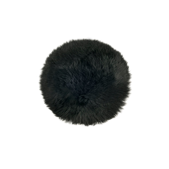 Sheepskin Seat Circle - Black