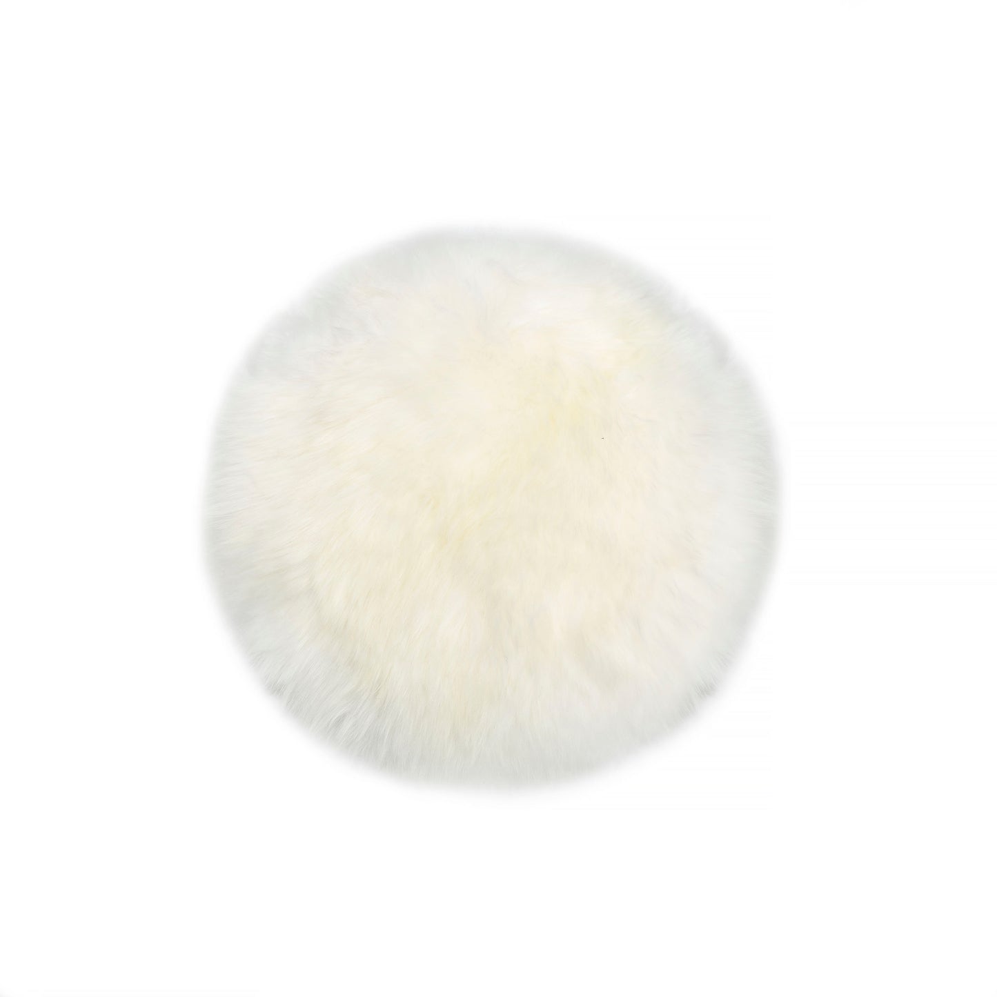 Sheepskin Seat Circles Ivory