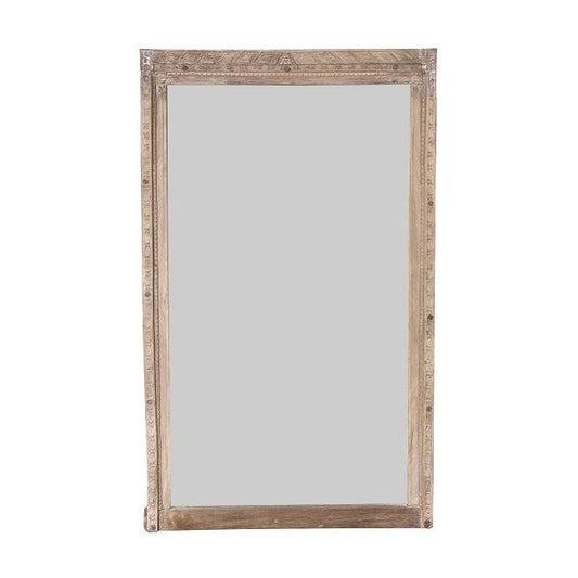 Carved Wooden Framed Mirror