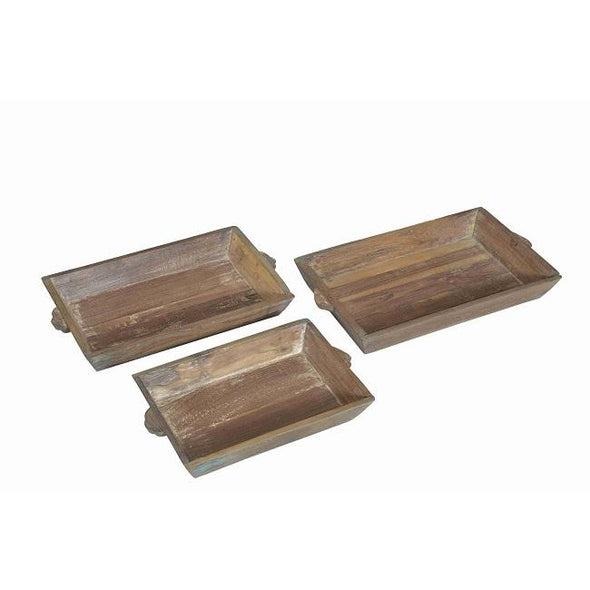 Wooden Rectangle Tray - 3 sizes
