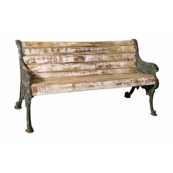 Traditional Cast Iron & Wood Park Bench