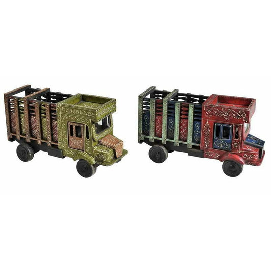 Vintage Style Painted Indian Toy Truck