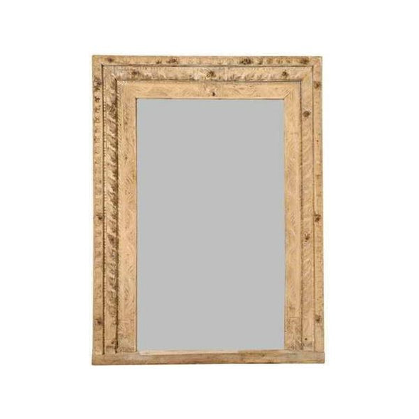 Extra Large Carved Wooden Statement Mirror