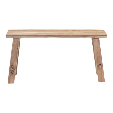 Rustico Reclaimed Teak Small Bench Seat- Natural
