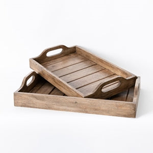 Recycled Wood Butler Tray - 2 sizes
