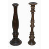 Darkwood Tall Candle Stand