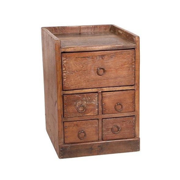 Vintage Wooden Desk Organiser