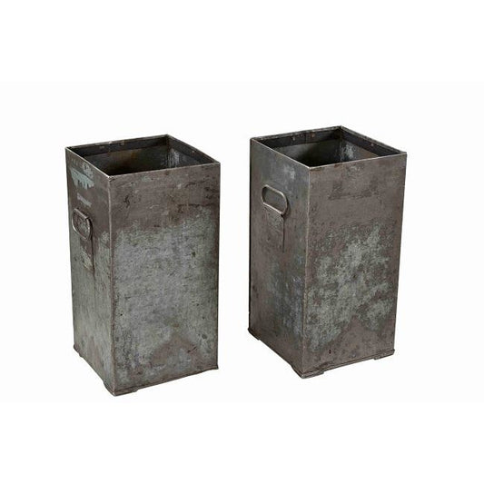 Iron Square Base Planter