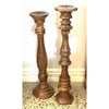 Darkwood Tall Candle Stand