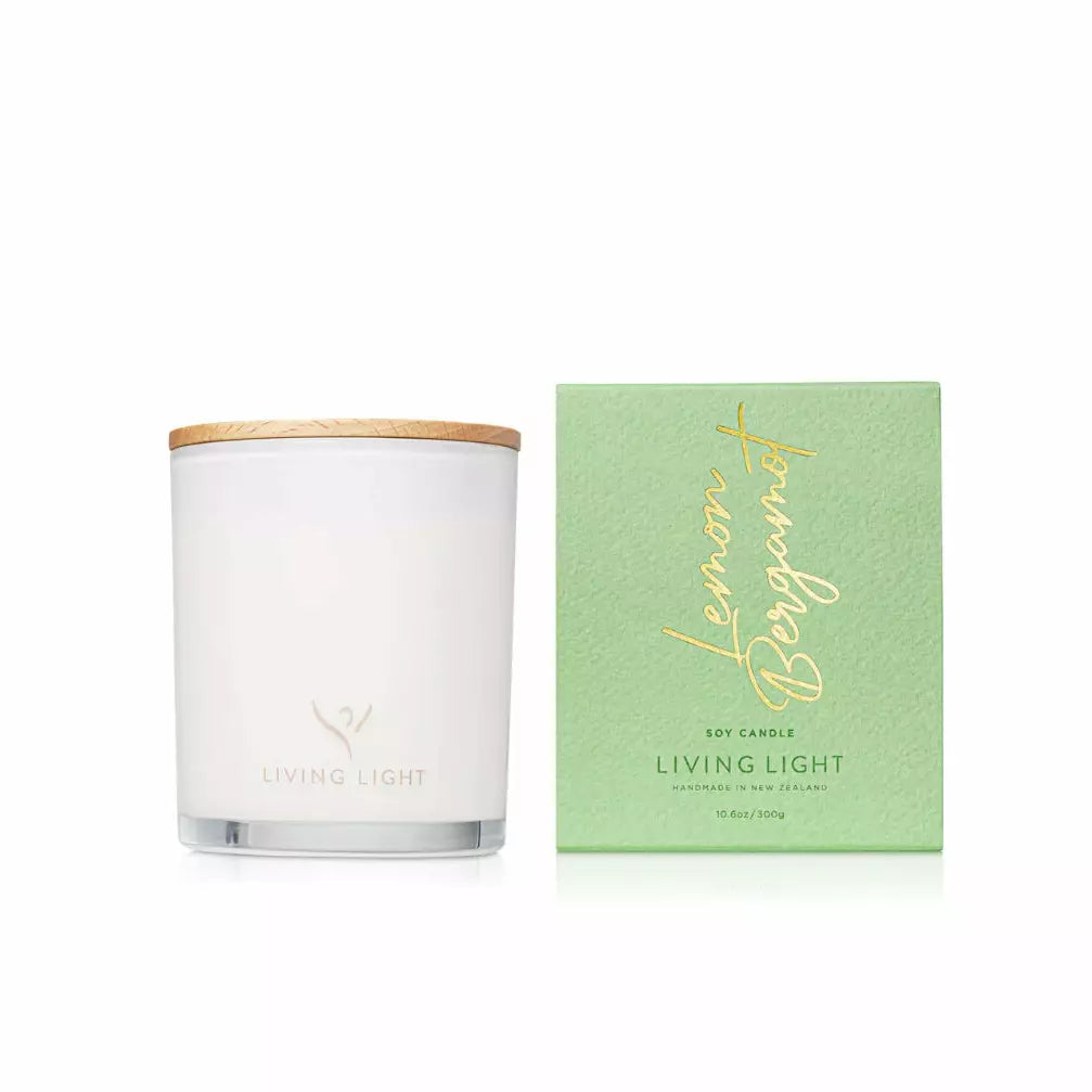 Living Light Lemon Bergamot Candle Large