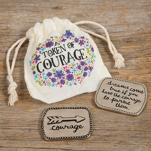 Natural Life Token in Bag Courage