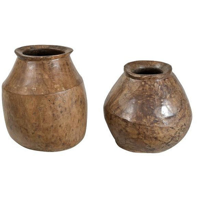 Organic Rustic Wooden Pot