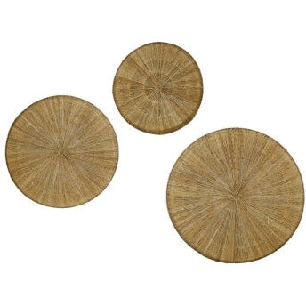 Jute Round Wall Art Set of 3