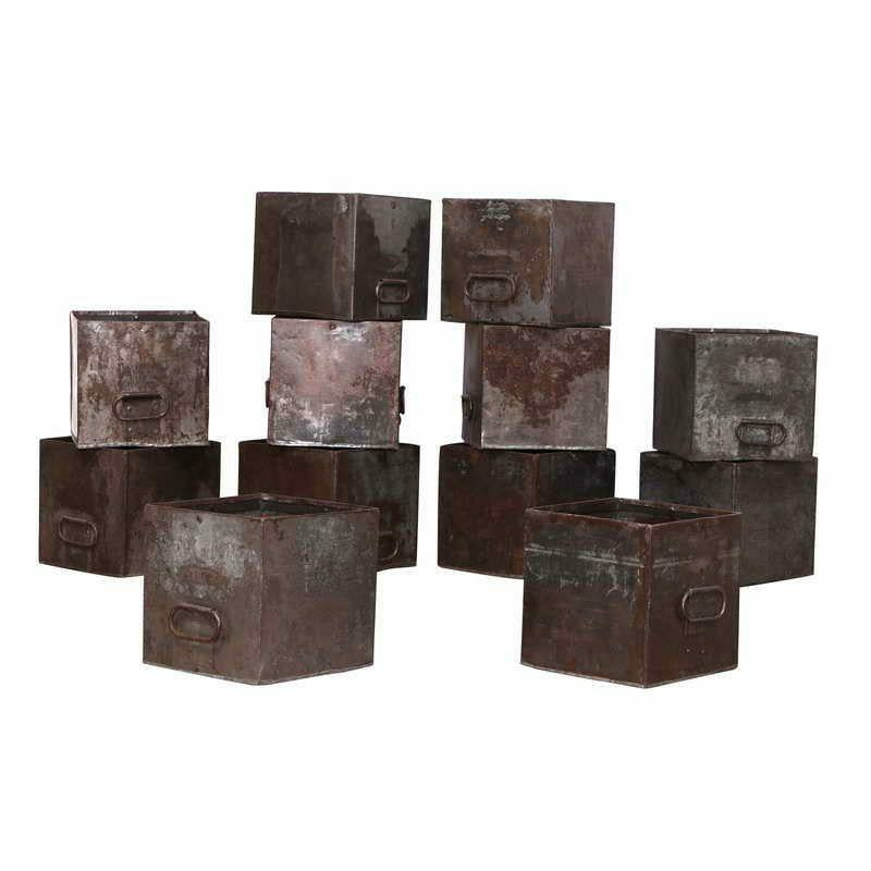 Original Square Iron Planter