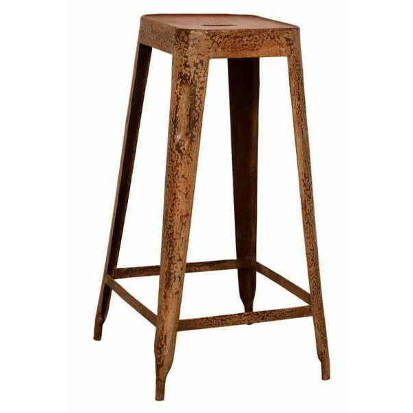 Rustic Iron Barstool