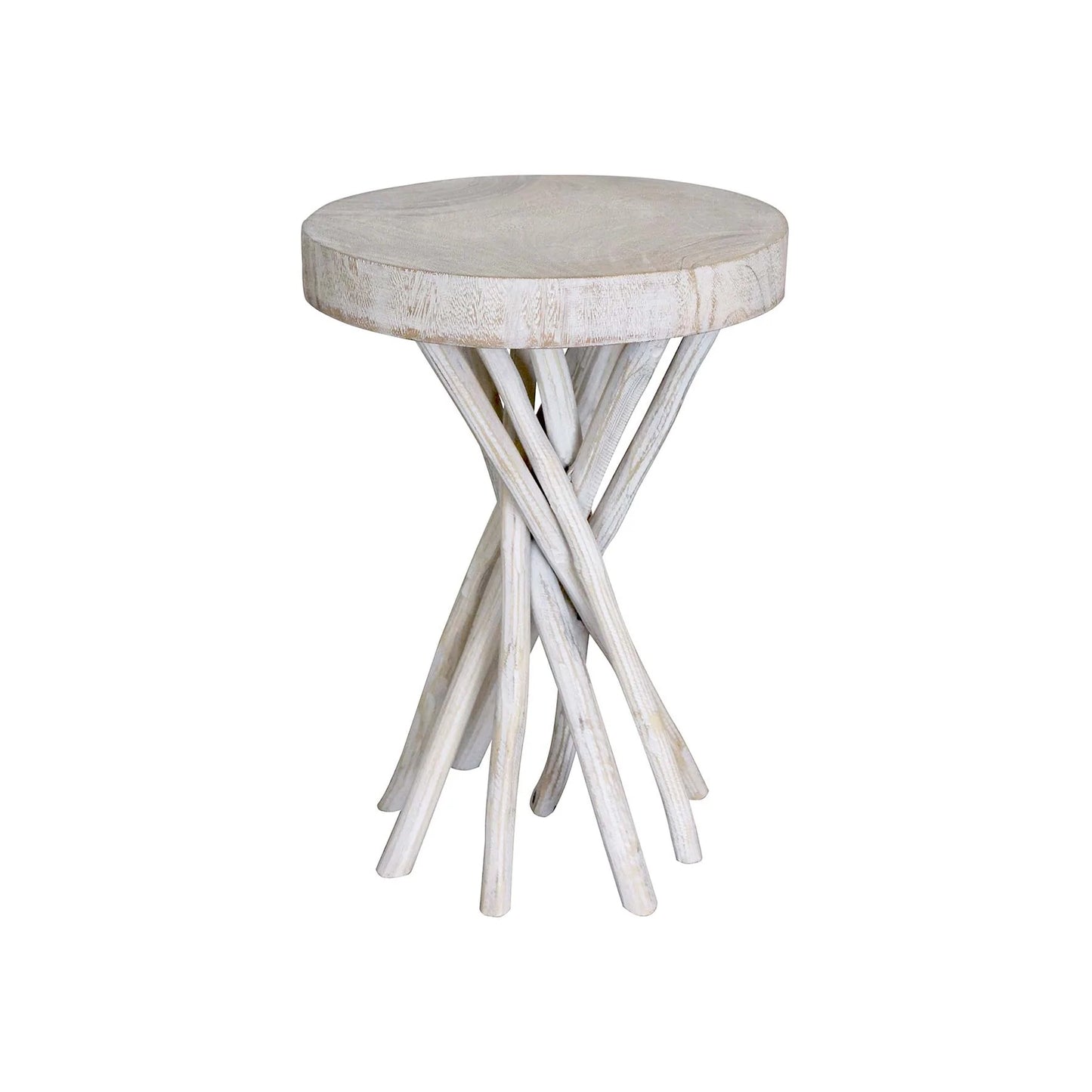 Liberte Side Table- Whitewash