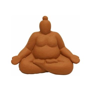 Yoga Lady Pose 1 - Terracotta